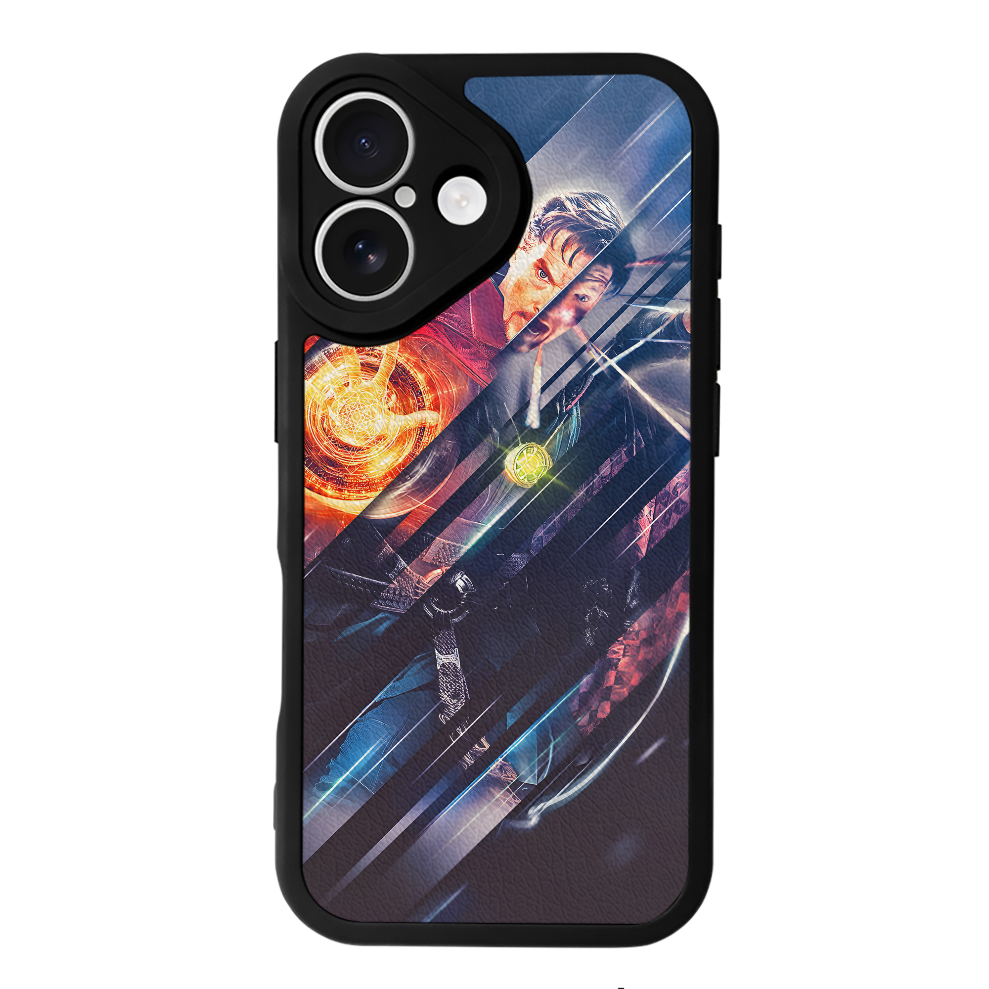 （画像用） アベンジャーズ The Avengers 【iPhone 16シリーズ対応】シリコンスマホケース（レザー調） 材質：シリコン